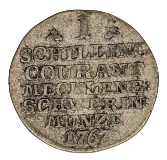 Schilling 1767 Frederick Germany Prussia Mecklenburg Schwerin (2)