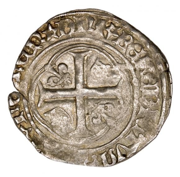 Groschen Charles VI France (2)