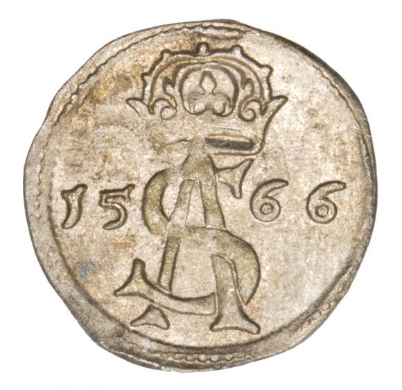 2 denar 1566 Sigismund II Augustus Vilnius (1)