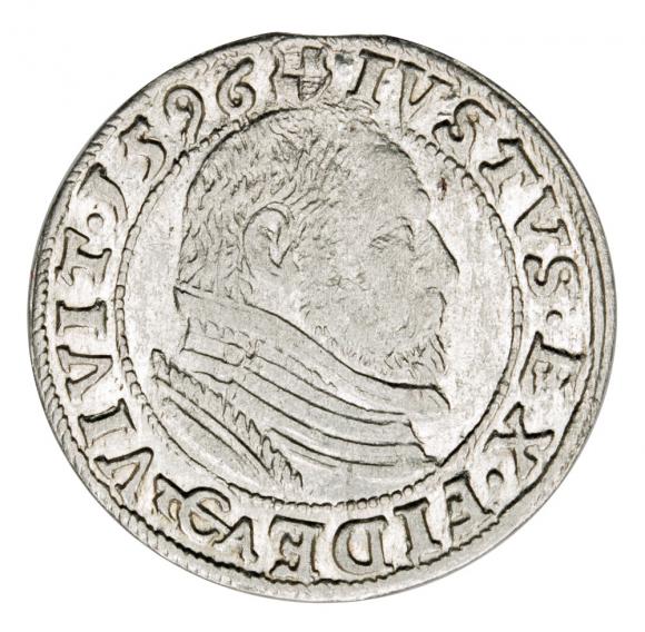 Groschen 1596 George Frederick Prussia Kaliningrad