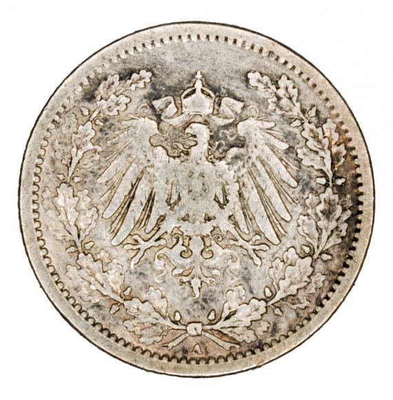1/2 mark 1906 Wilhelm II Prussia Berlin A