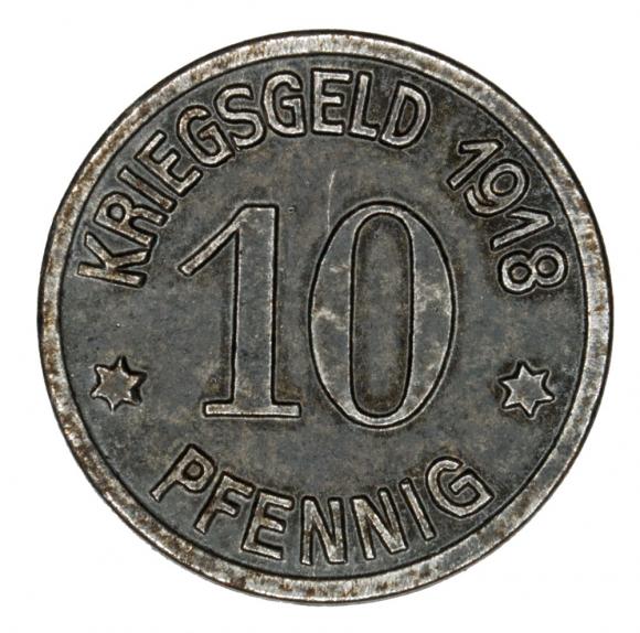 10 pfennig 1918 Coblenz Nadrenia (2)