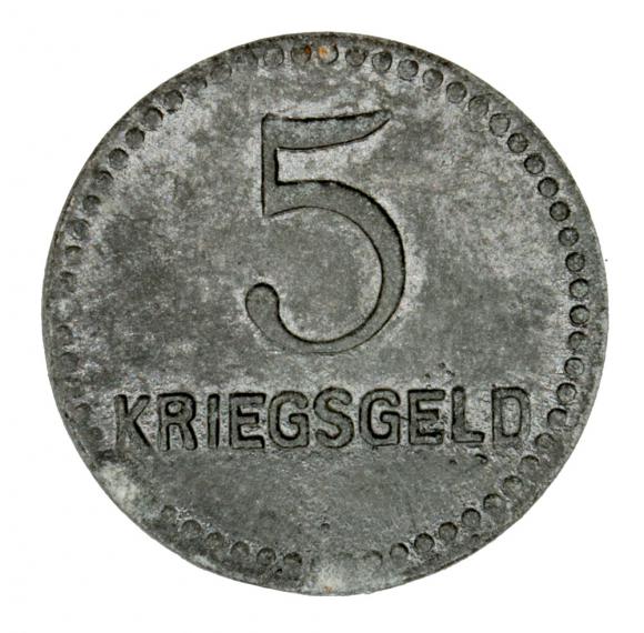5 pfennig 1917 Kaiserlautern Pfalz (2)