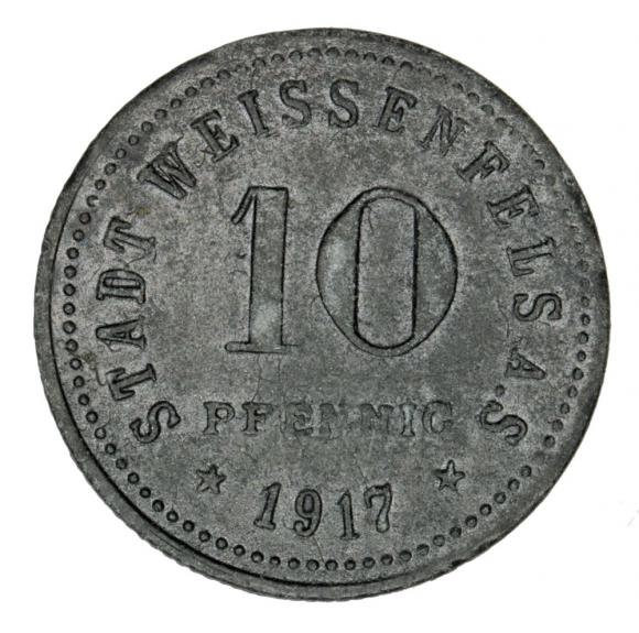 10 pfennig 1917 Weissenfels Saxony (2)