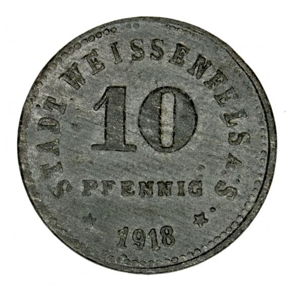 10 pfennig 1918 Weissenfels Saxony (2)