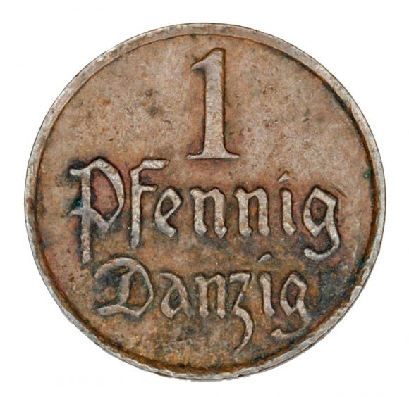 1 pfennig 1929 Free City of Danzig Gdansk (2)