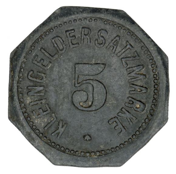 5 pfennig 1917 Mainz Hesse