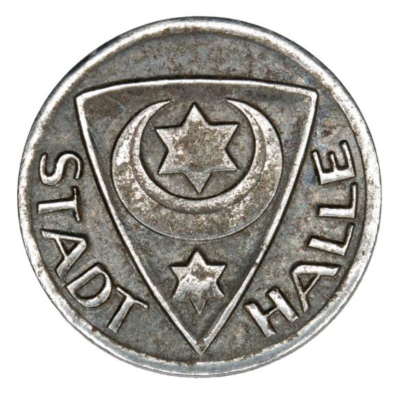 10 pfennig 1920 Halle Saxony (1)