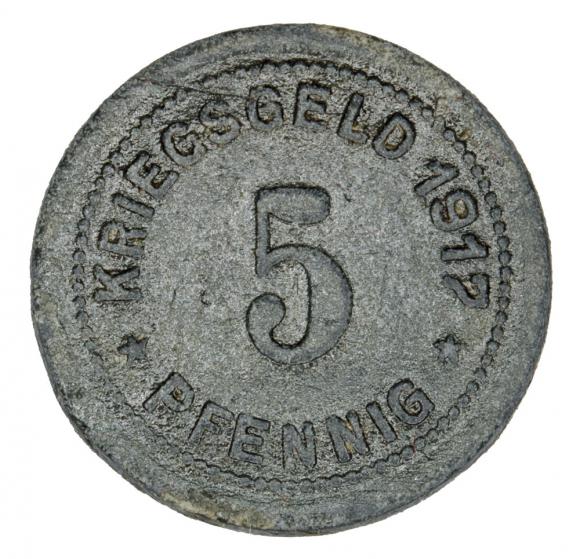 5 pfennig 1917 Ohligs Rhineland (2)