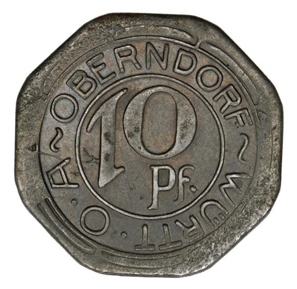 10 pfennig 1918 Oberndorf Wurttemberg (1)