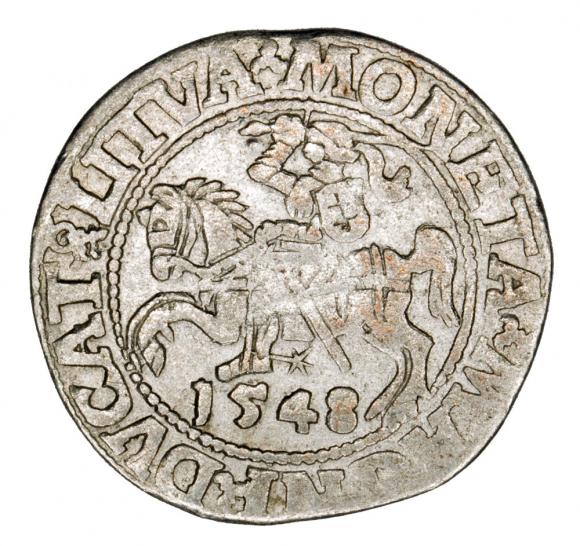 Half groschen 1548 Sigismund II Augustus Vilnius