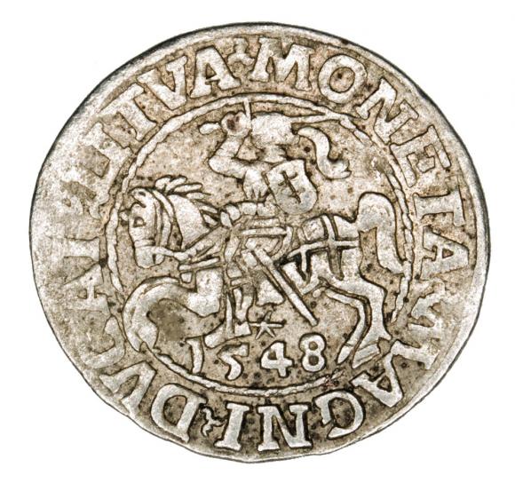 Half groschen 1548 Sigismund II Augustus Vilnius (1)