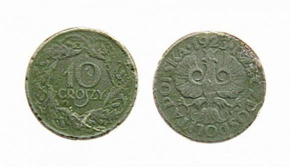 10 and 20 groschen grosz grossus 1923 General Government (2)