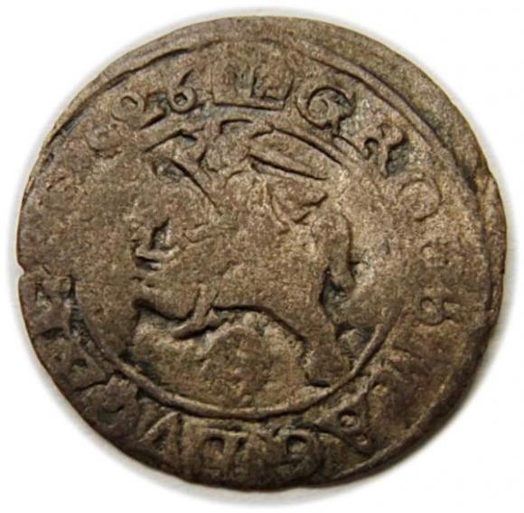Lithuanian groschen 1626 Sigismund III Vasa Vilnius (2)