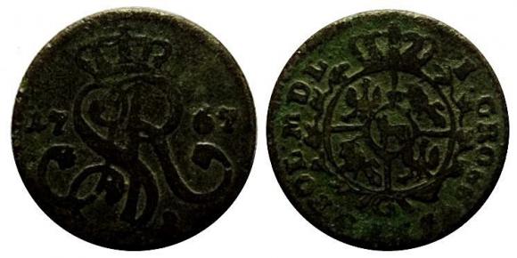 Grosz 1767 Stanisław August Poniatowski Kraków (1)