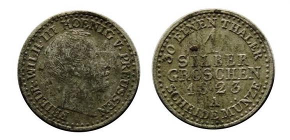 1 srebrny grosz 1823 Fryderyk Wilhelm III Prusy (1)