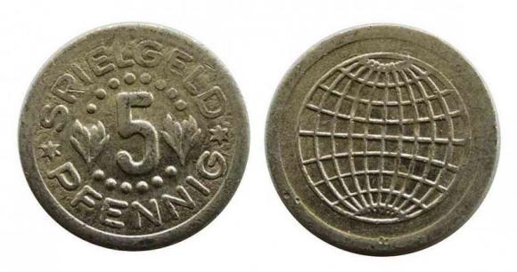 5 pfennig Spielgeld Germany (1)