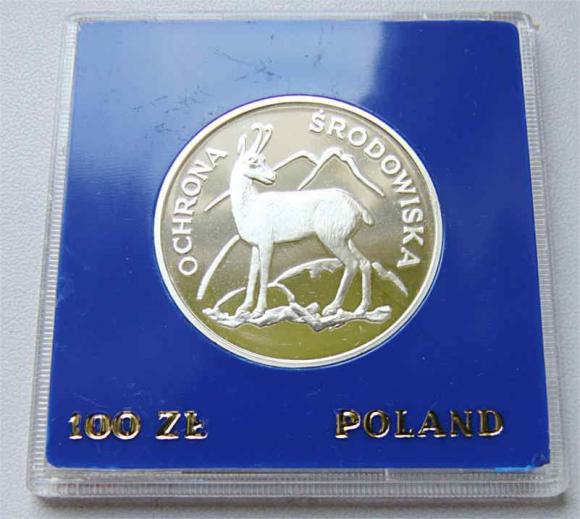 100 zlotych 1979 goat silver proof (1)