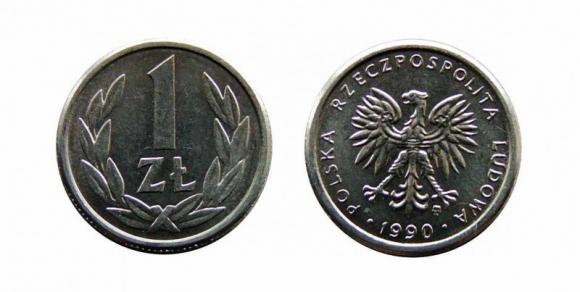 1 złoty 1990 PRL (1)
