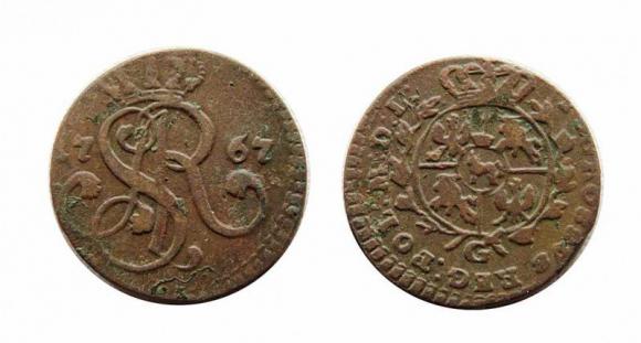 Grosz 1767 Stanisław August Poniatowski Kraków (1)