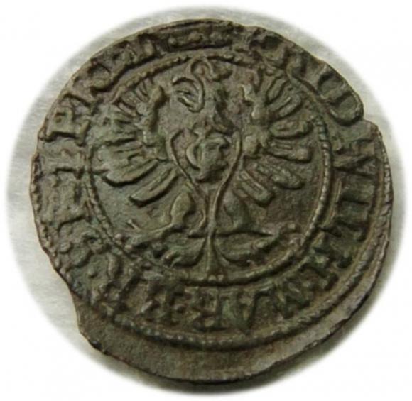 Szeląg 1655 Fryderyk Wilhelm I Prusy Królewiec (2)