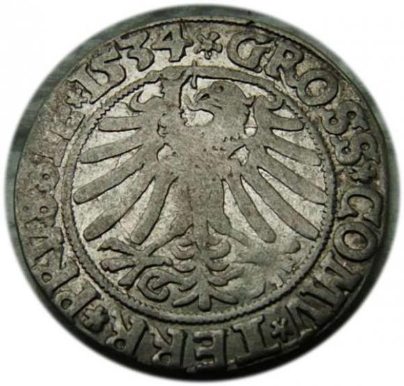 Groschen 1534 Sigismund I the Old Royal Prussia Torun (2)