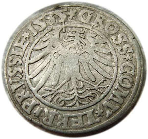 Grosz pruski 1535 Zygmunt I Stary Prusy Królewskie Toruń (2)