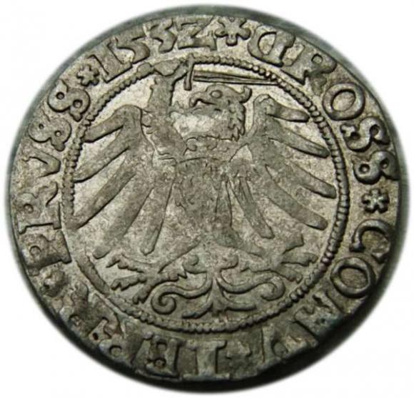 Grosz pruski 1532 Zygmunt I Stary Prusy Królewskie Toruń (2)