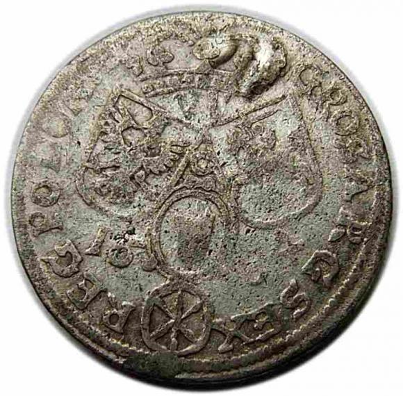 6 groschen 1684 Jan III Sobieski Krakow (2)