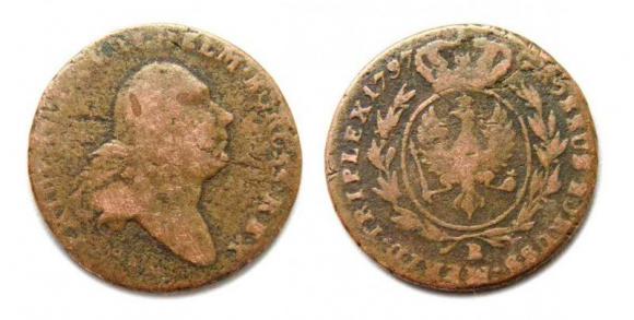 Trojak 1797 Fryderyk Wilhelm II Prusy Południowe Wrocław (1)