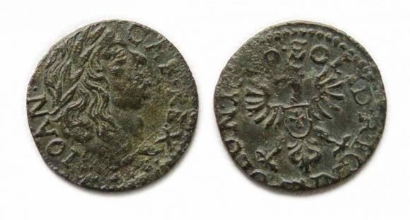 Szeląg koronny Jan Kazimierz (1)