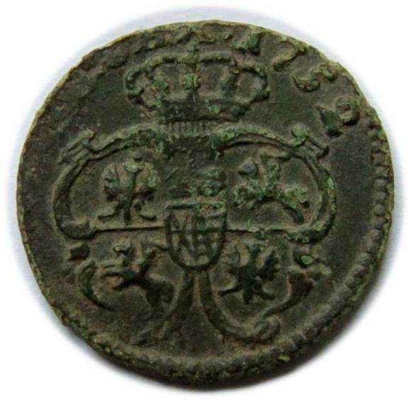 Szeląg 1752 August III Sas Gubin (2)