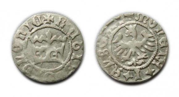 Półgrosz "O" Jan Olbracht Kraków (1)