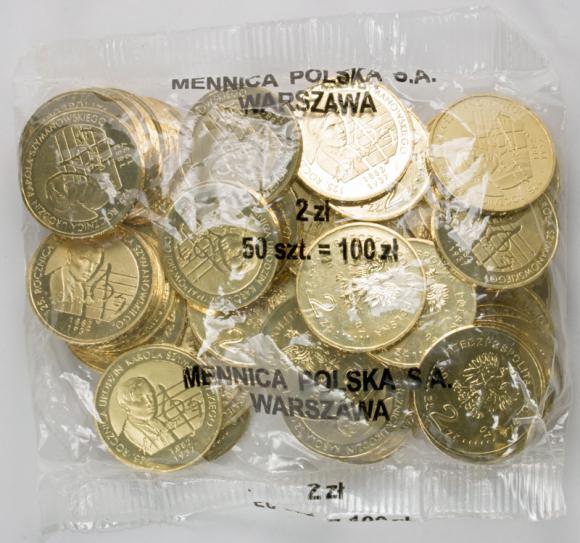2 zl 2007 125th Anniversary of the Birth of Karol Szymanowski 50 pieces Mint coin bag (1)