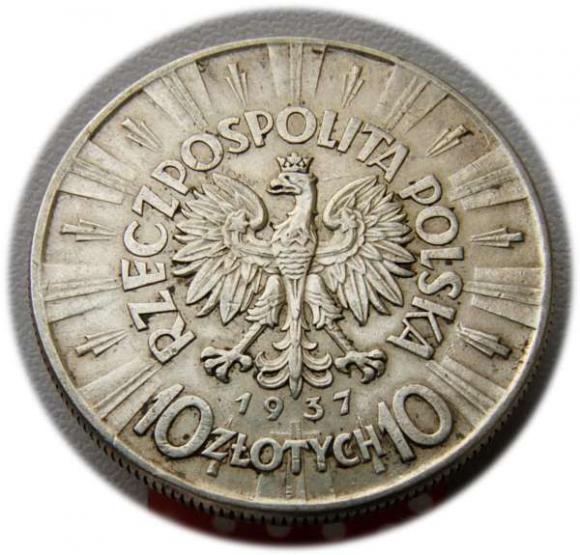 10 złotych 1937 Józef Piłsudski Warszawa (2)