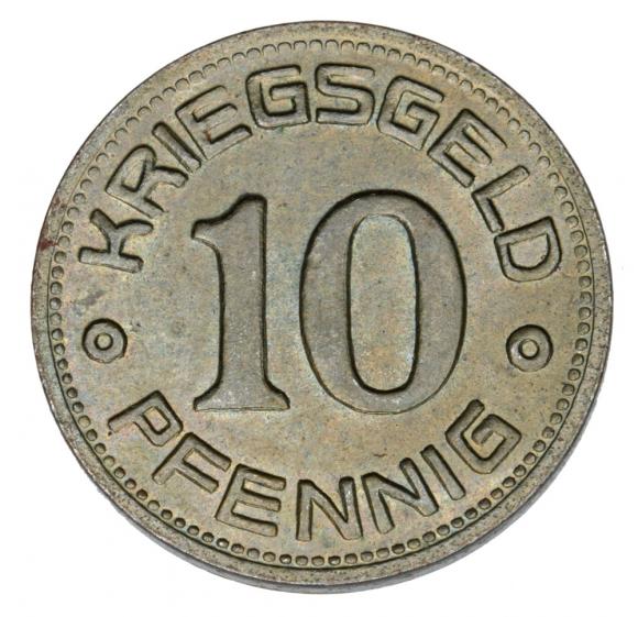 10 pfennig 1918 Weissenfels Saxony (2)