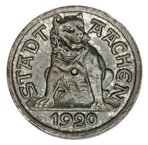 10 pfennig 1920 Aachen Rheinland