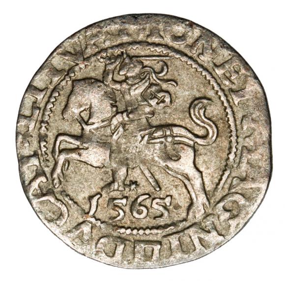 Halfgroschen 1565 Sigismund II Augustus Lithuania Vilnius