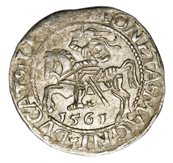 Halfgroschen 1561 Sigismund II Augustus Lithuania Vilnius