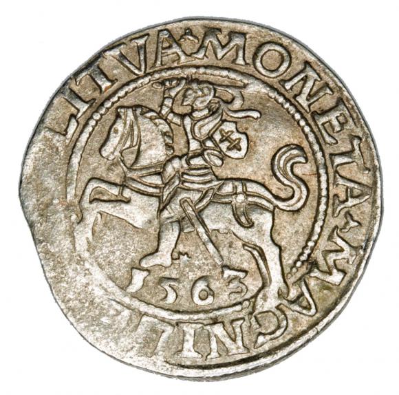 Halfgroschen 1563 Sigismund II Augustus Lithuania Vilnius (1)