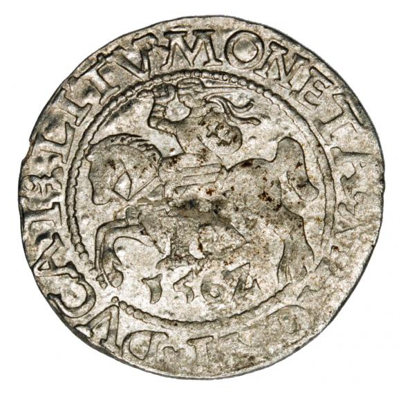 Halfgroschen 1562 Sigismund II Augustus Lithuania Vilnius
