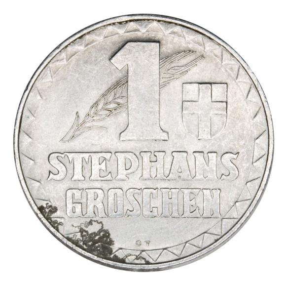 1 groschen 1950 cathedral Vienna Austria (1)