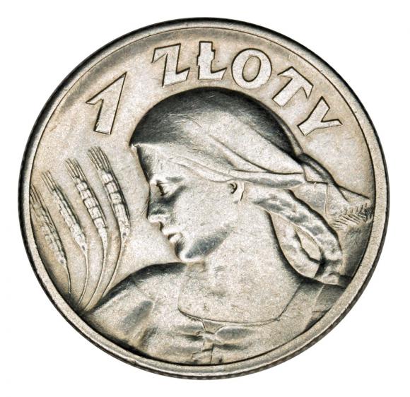 1 zloty 1925 woman with ears of corn II RP Warszawa (1)