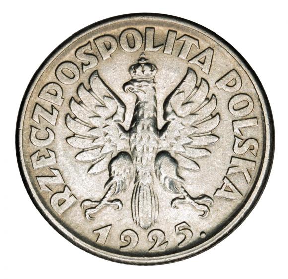 1 zloty 1925 woman with ears of corn II RP Warszawa (2)