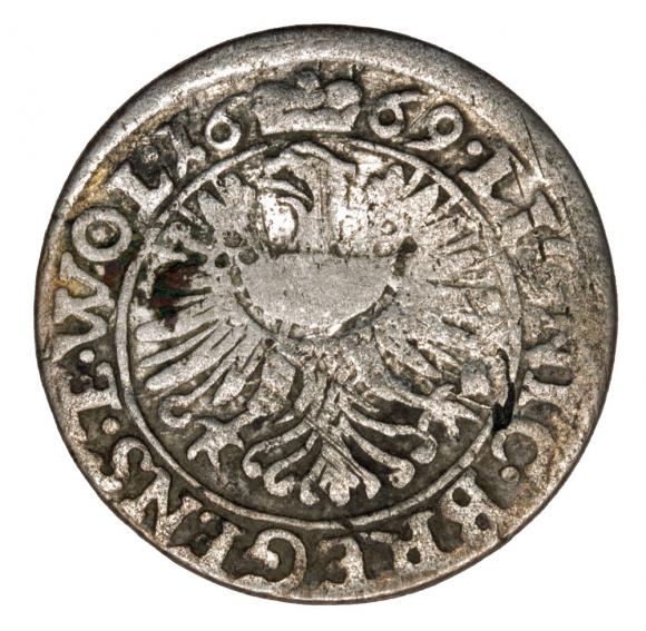 3 kreuzer 1669 Chrystian Wołowski Duchy of Brzeg-Legnica-Wolow Brzeg