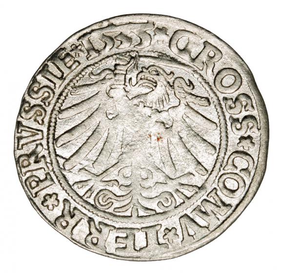 Prussian groschen 1535 Sigismud I Old Torun