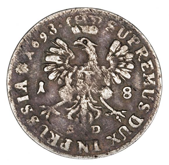 1/4 thaler 1698 Frederick William I of Prussia Prussia Kaliningrad