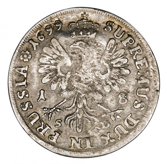 1/4 thaler 1699 Frederick William I of Prussia Prussia Kaliningrad
