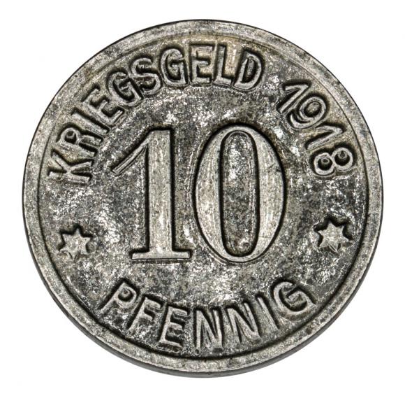 10 pfennig 1918 Raciborz / Ratibor