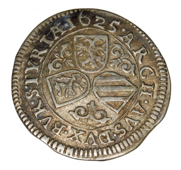 3 kreuzer 1625, Ferdynand II, Habsburg, Austria, Graz, (2)